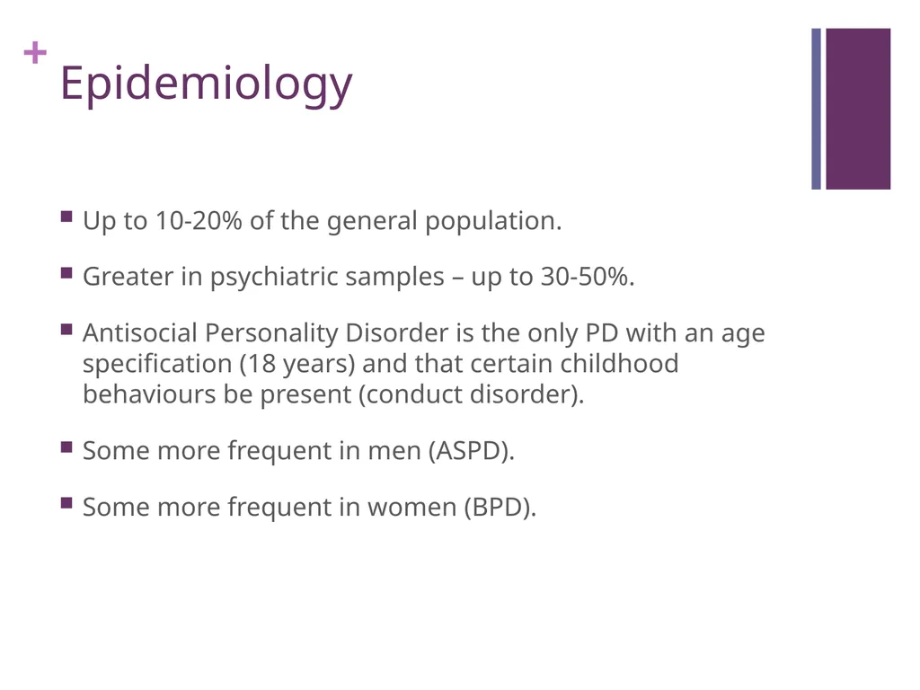 Personality Disorders An Introduction Maxym - slide 6 of 97
