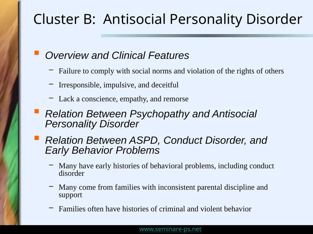 Personality Disorders and Sensitivity: An Overview - slide 19 of 32