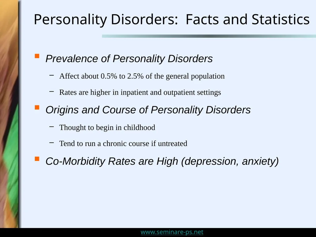 Personality Disorders and Sensitivity: An Overview - slide 14 of 32