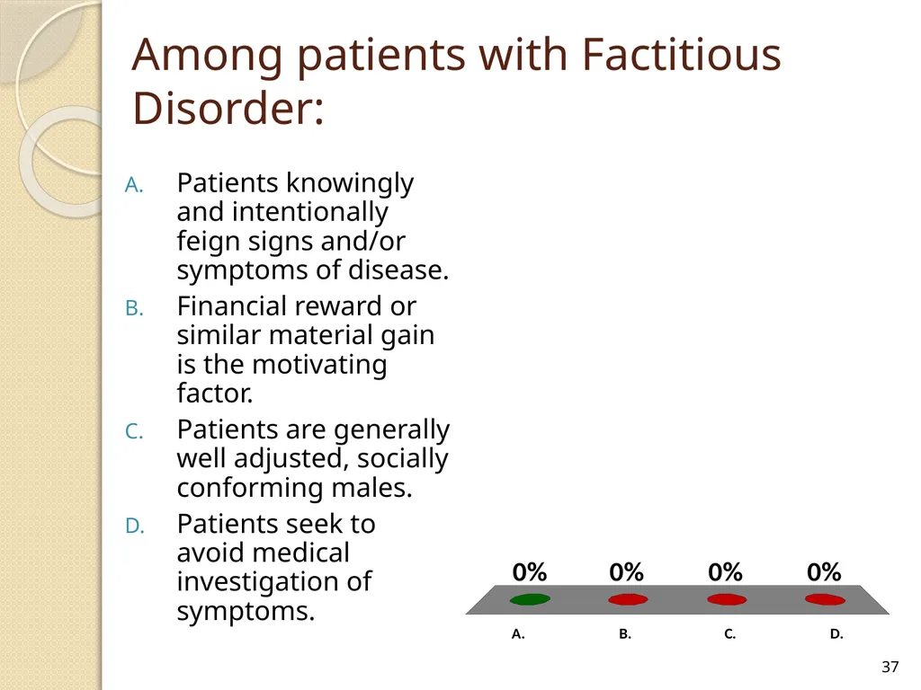 Somatic Symptom and Related Disorders Terry - slide 37 of 38