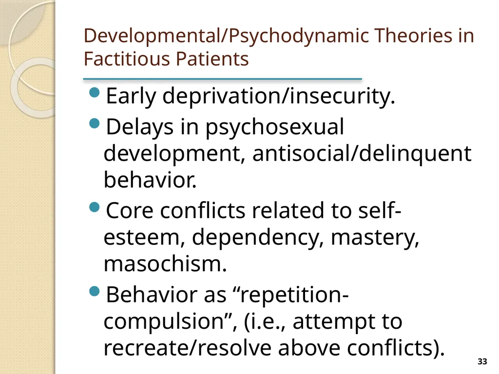 Somatic Symptom and Related Disorders Terry - slide 33 of 38