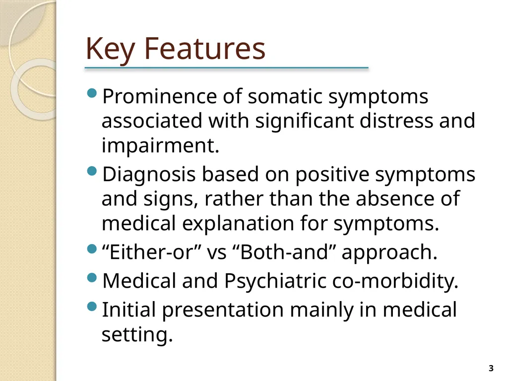 Somatic Symptom and Related Disorders Terry - slide 3 of 38