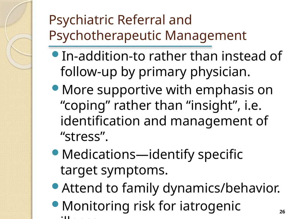 Somatic Symptom and Related Disorders Terry - slide 26 of 38
