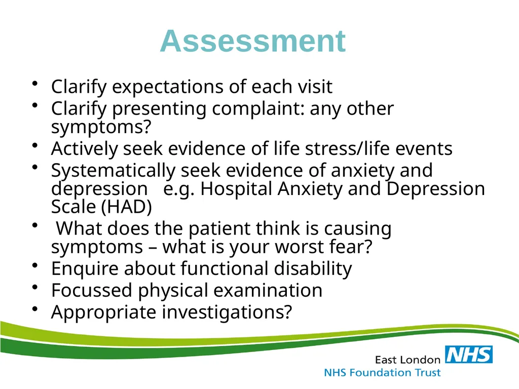 ‘Medically Unexplained Symptom / MUS & Somatoform - slide 23 of 41