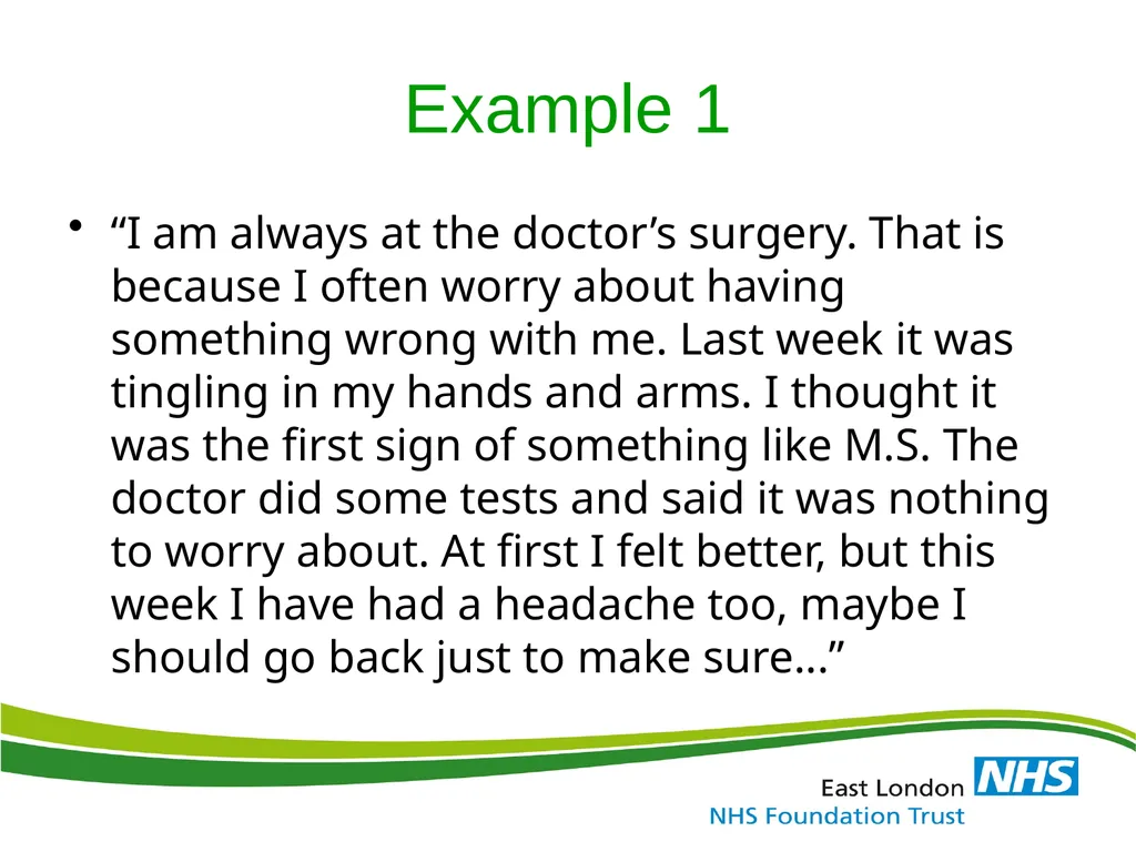 ‘Medically Unexplained Symptom / MUS & Somatoform - slide 40 of 41