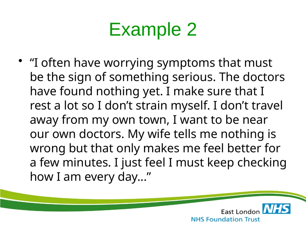‘Medically Unexplained Symptom / MUS & Somatoform - slide 41 of 41