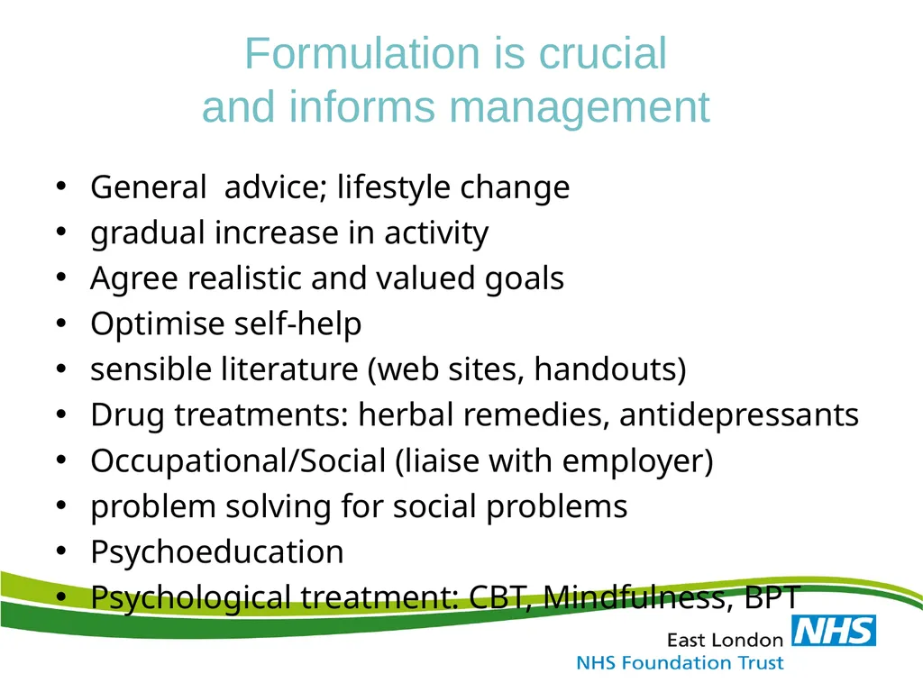 ‘Medically Unexplained Symptom / MUS & Somatoform - slide 29 of 41