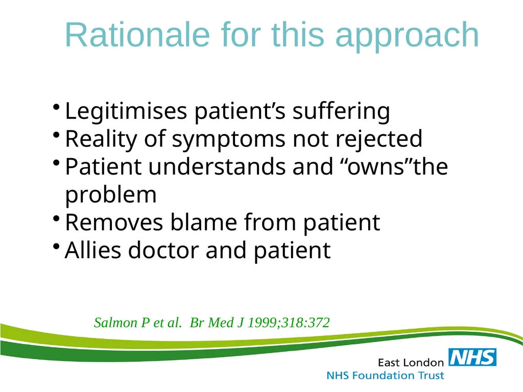 ‘Medically Unexplained Symptom / MUS & Somatoform - slide 28 of 41