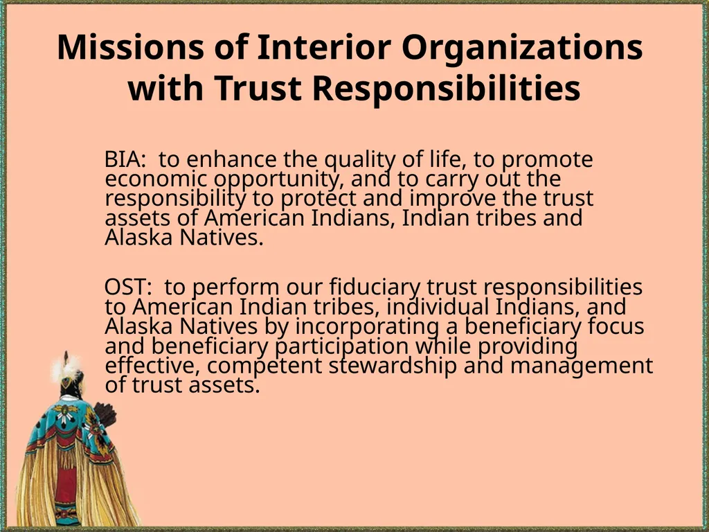 BIA History Presented by: Patricia L. Olby - slide 17 of 27
