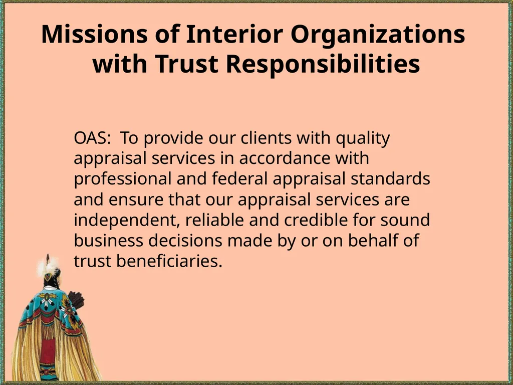 BIA History Presented by: Patricia L. Olby - slide 18 of 27