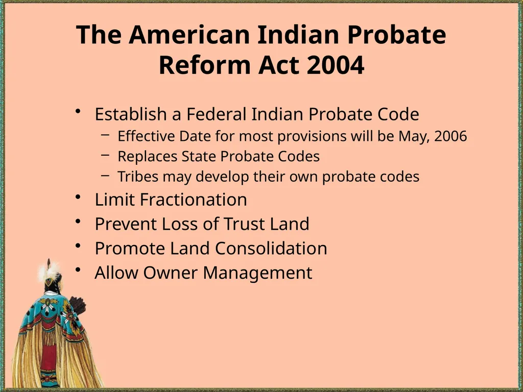 BIA History Presented by: Patricia L. Olby - slide 23 of 27