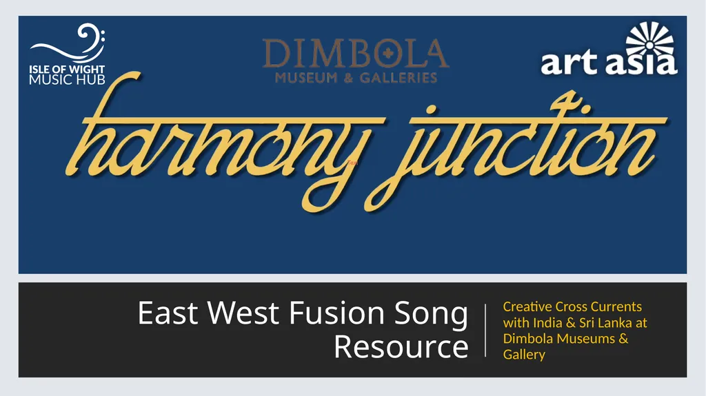 East West Fusion Song Resource Creative Cross - slide 1 of 8