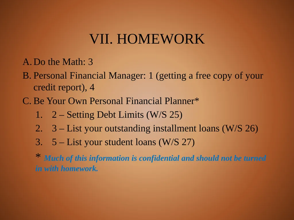 CHAPTER 6 BUILDING AND MAINTAINING GOOD CREDIT Fin - slide 14 of 14