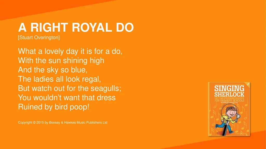 SINGING SHERLOCK 5 LYRICS THE PRINCESS PAT - slide 106 of 157