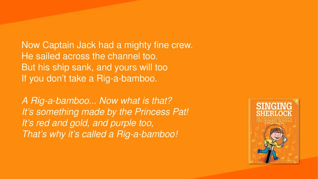 SINGING SHERLOCK 5 LYRICS THE PRINCESS PAT - slide 3 of 157