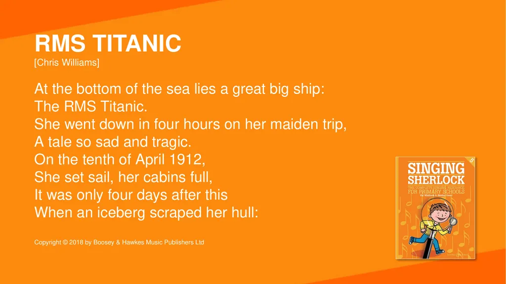 SINGING SHERLOCK 5 LYRICS THE PRINCESS PAT - slide 128 of 157