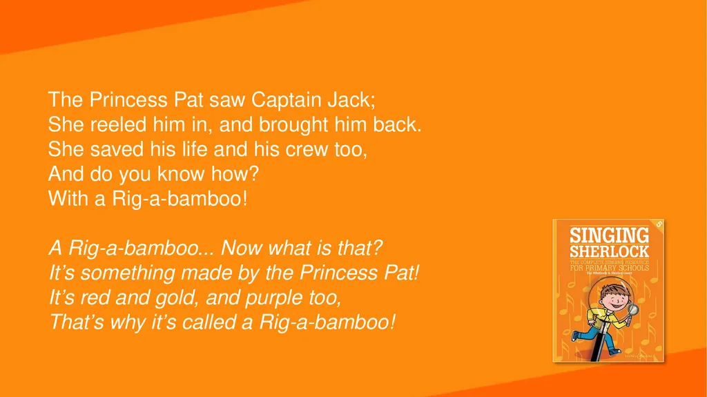 SINGING SHERLOCK 5 LYRICS THE PRINCESS PAT - slide 4 of 157
