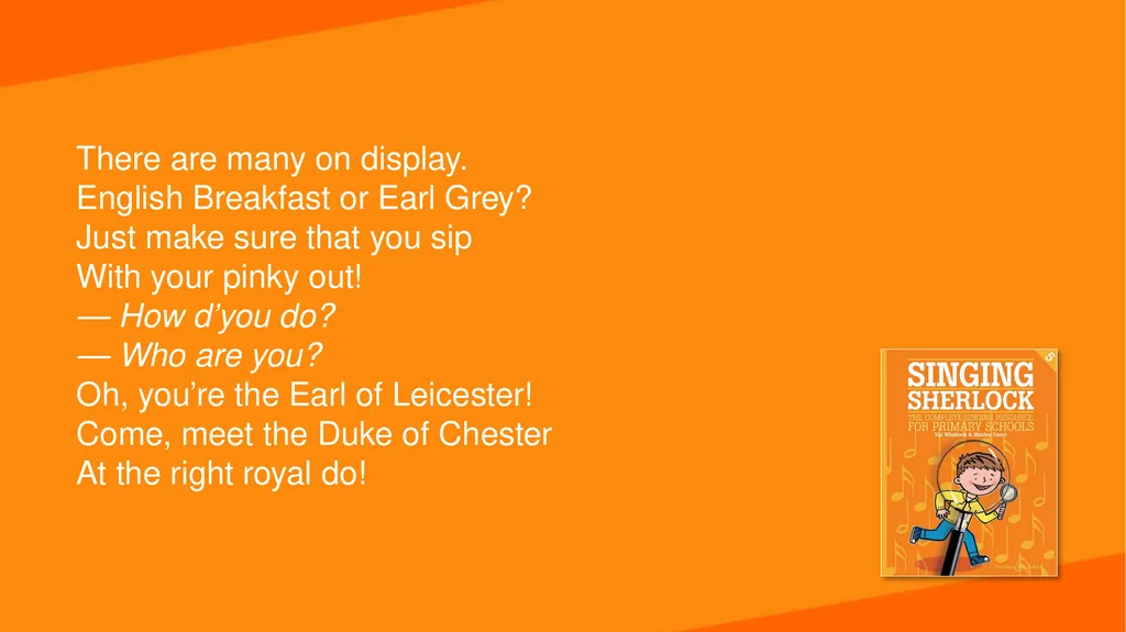 SINGING SHERLOCK 5 LYRICS THE PRINCESS PAT - slide 111 of 157