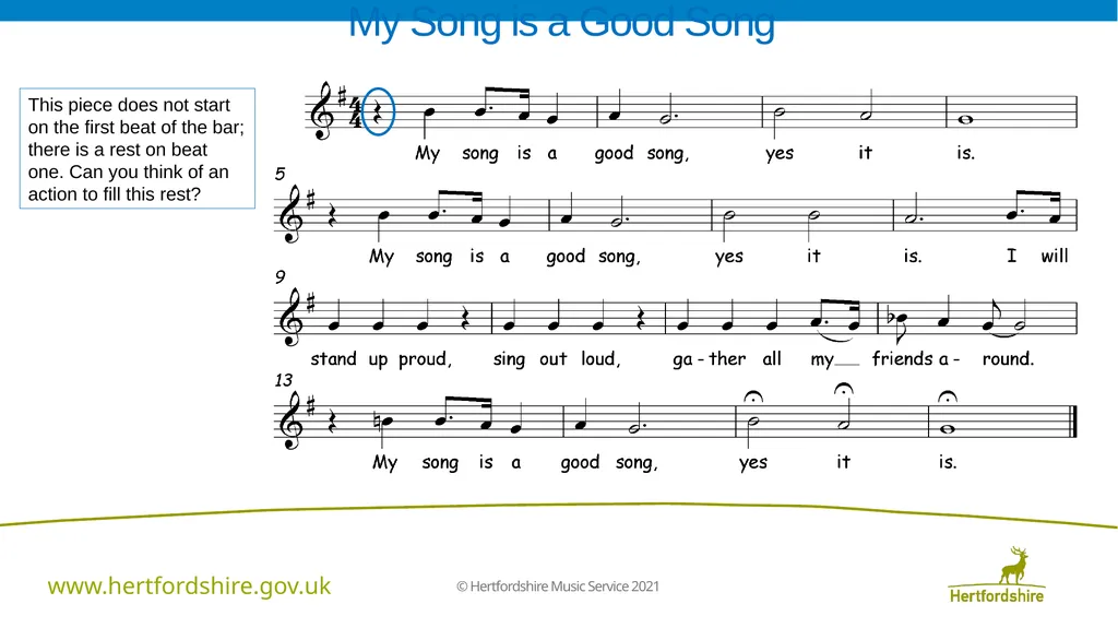 Sing, Sing, Sing! Book 3 “Aim Even Higher” Sing - slide 21 of 40