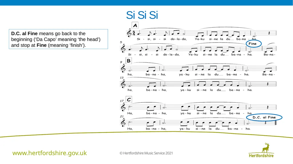 Sing, Sing, Sing! Book 3 “Aim Even Higher” Sing - slide 23 of 40