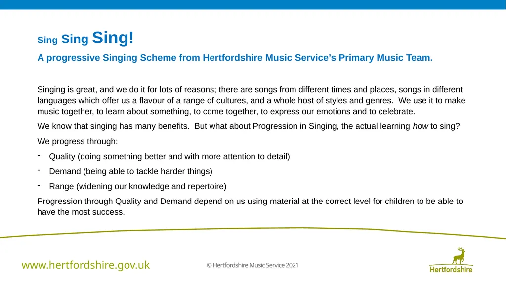 Sing, Sing, Sing! Book 3 “Aim Even Higher” Sing - slide 2 of 40
