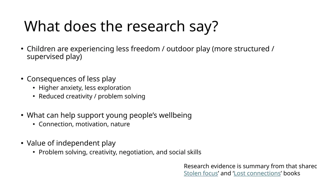 The importance of independent play for children’s - slide 2 of 5