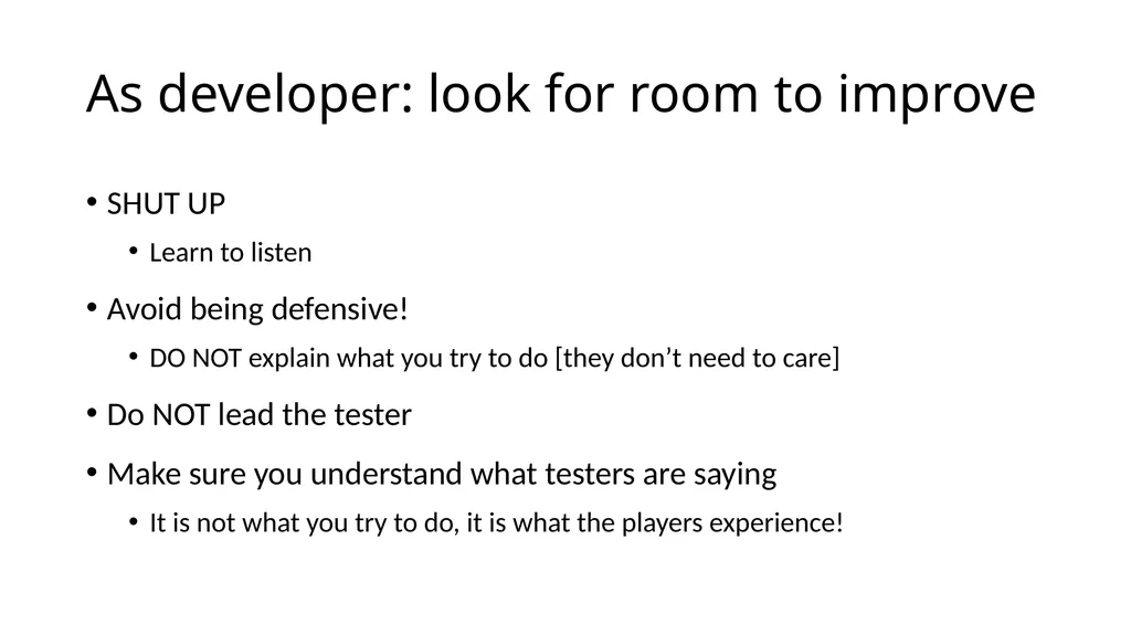 Playtesting Chapter 9 of Game Design Workshop a - slide 9 of 16