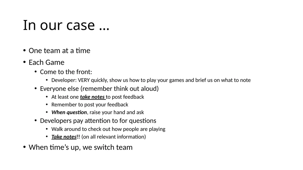 Playtesting Chapter 9 of Game Design Workshop a - slide 13 of 16