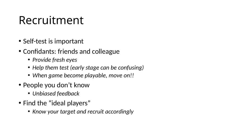 Playtesting Chapter 9 of Game Design Workshop a - slide 6 of 16