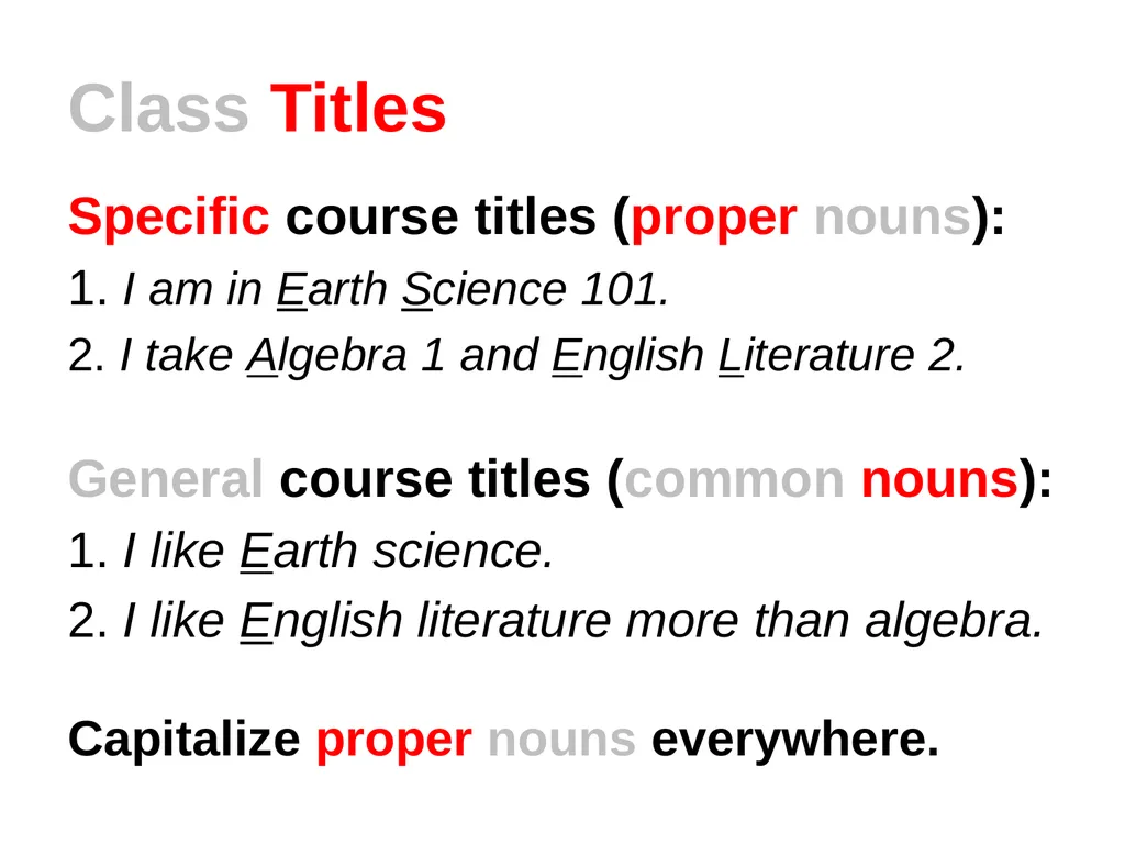 Capitalization Overview The Three Things to - slide 8 of 15