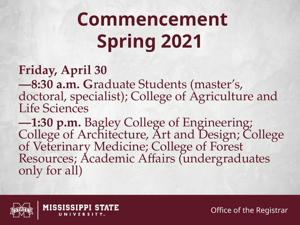 Academic Calendar Fall 2021 Classes begin – - slide 9 of 12