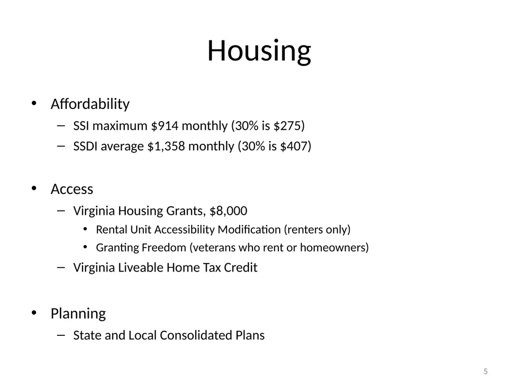 Barriers to Community Integration People with - slide 5 of 18