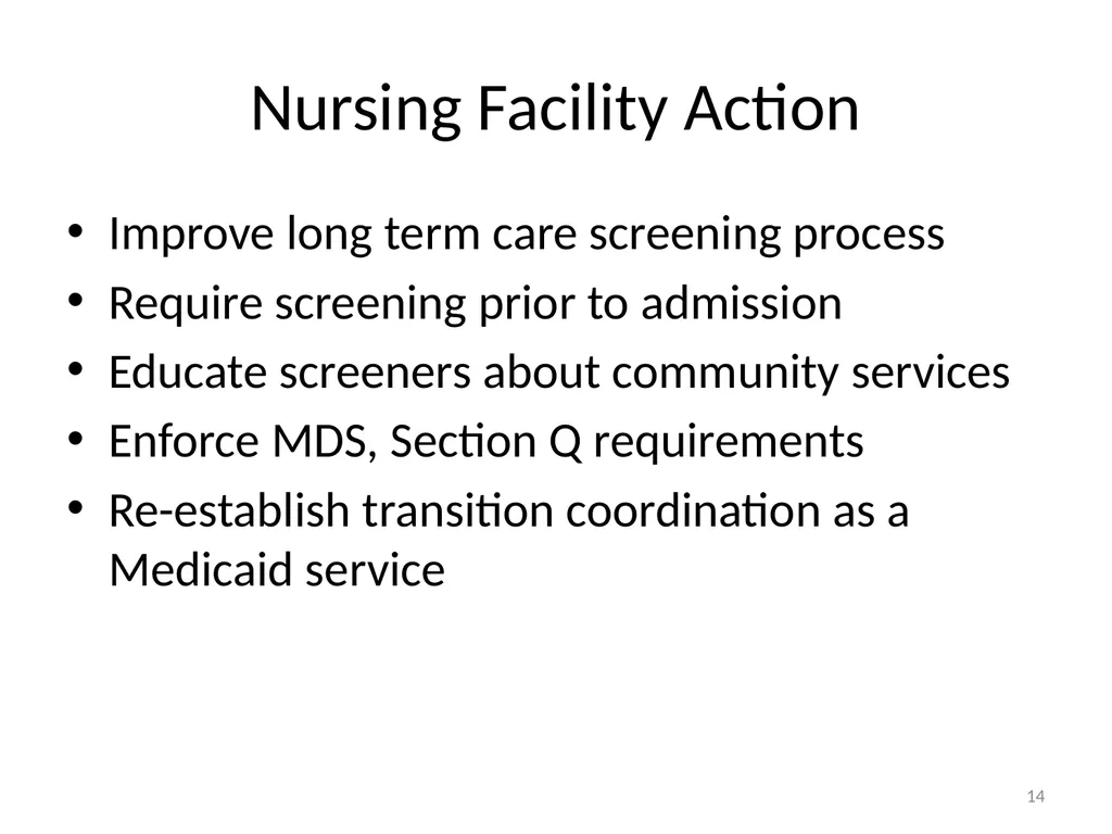 Barriers to Community Integration People with - slide 14 of 18