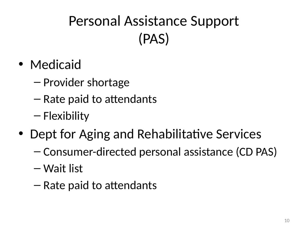 Barriers to Community Integration People with - slide 10 of 18