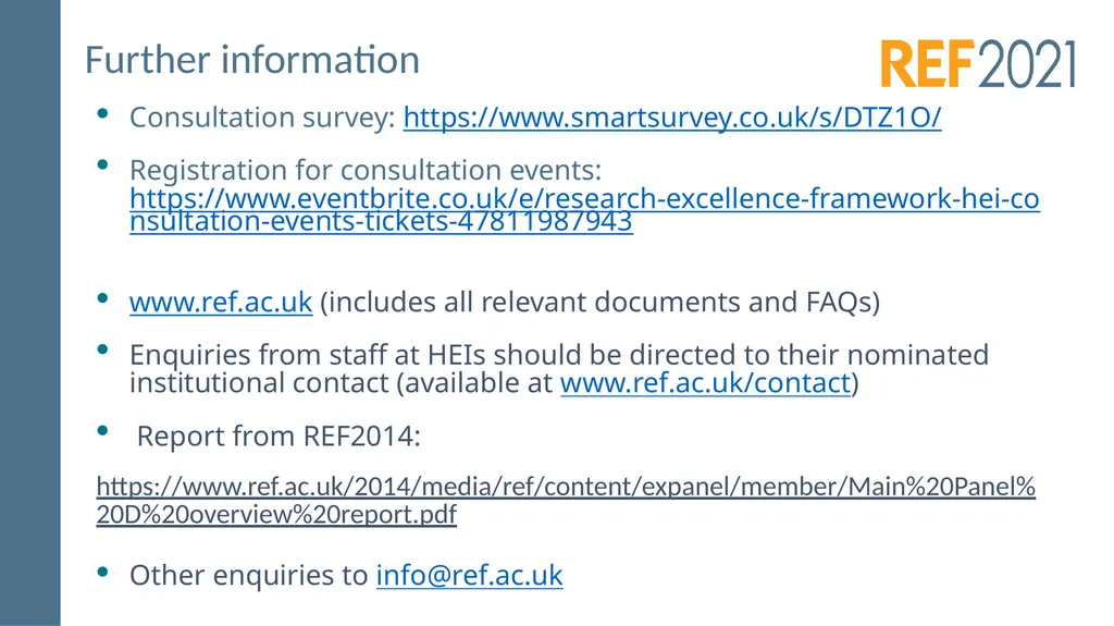 Consultation on draft panel criteria and working - slide 30 of 30