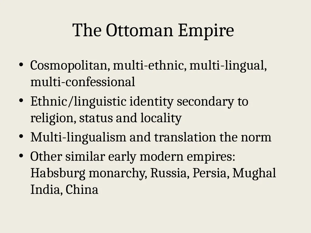 The Ottoman Empire and Europe, 1453-1922 - slide 3 of 12