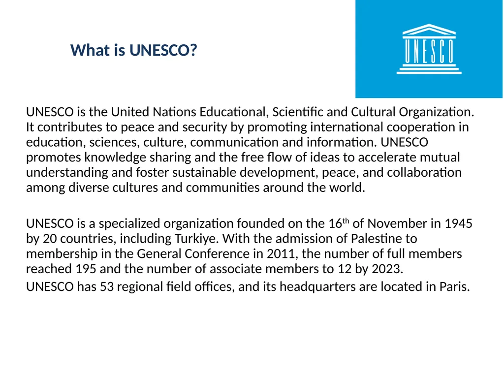 BREAKING BORDERS: UNITWIN/UNESCO CHAIRS - slide 4 of 25