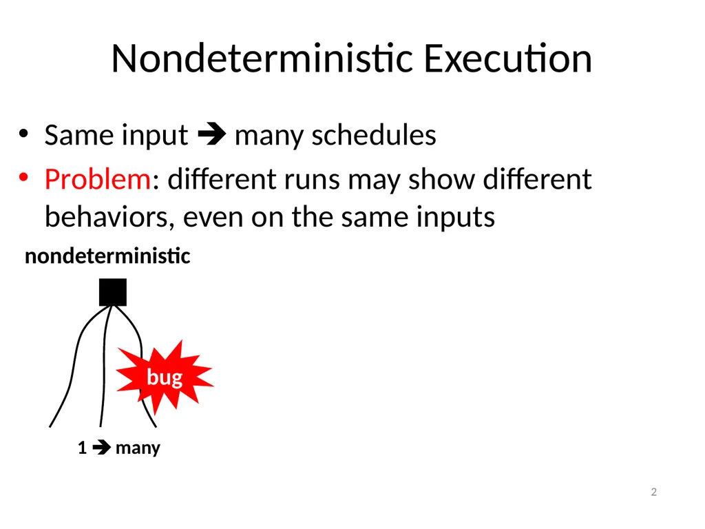 TERN: Stable Deterministic Multithreading through - slide 2 of 21