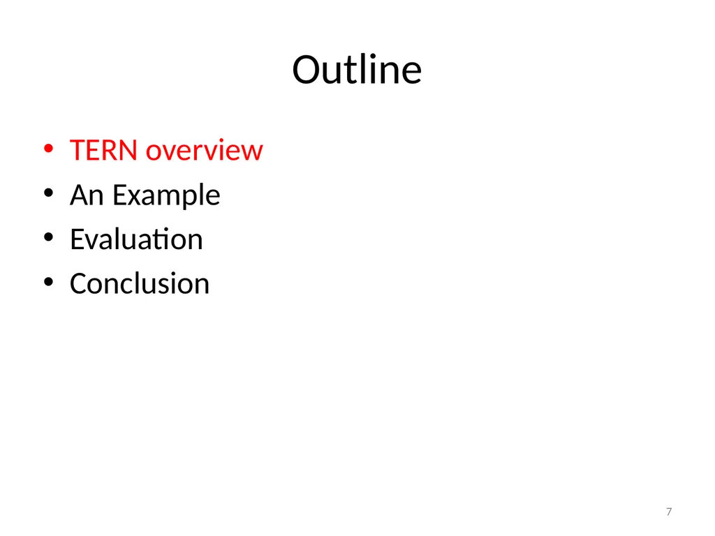 TERN: Stable Deterministic Multithreading through - slide 7 of 21