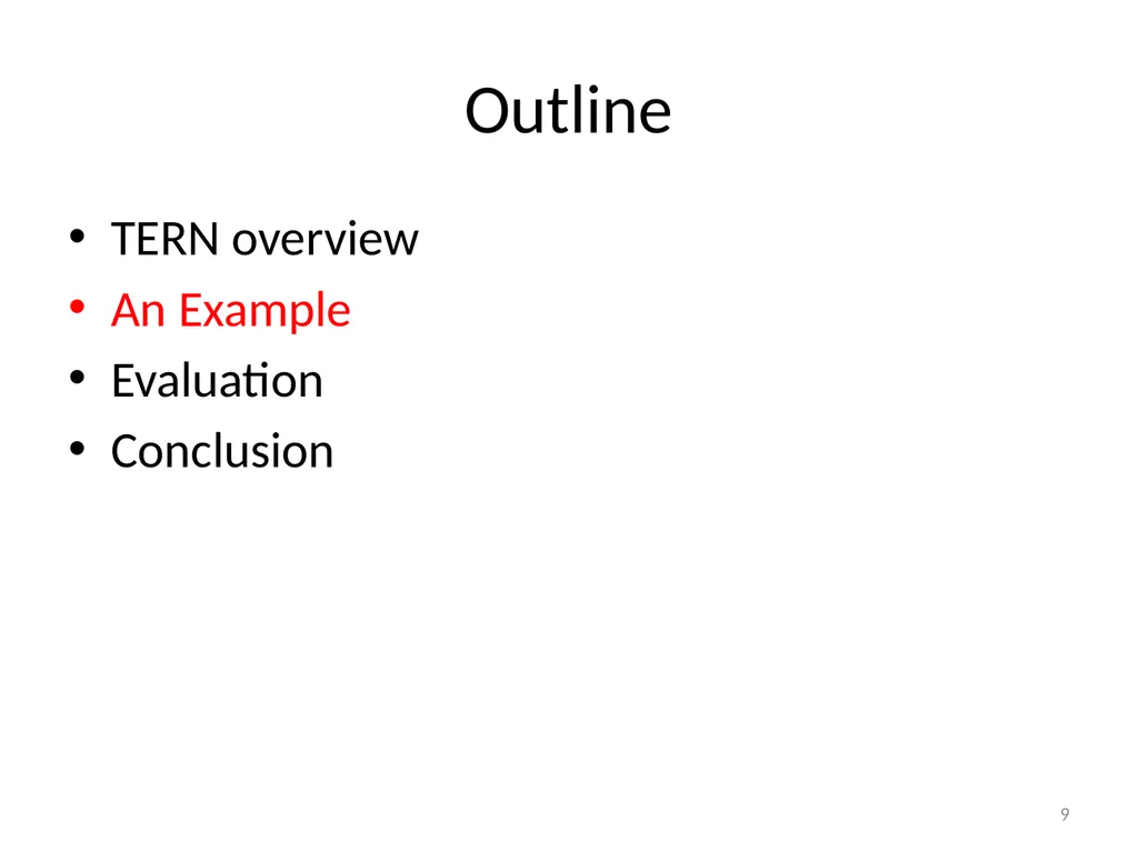 TERN: Stable Deterministic Multithreading through - slide 9 of 21