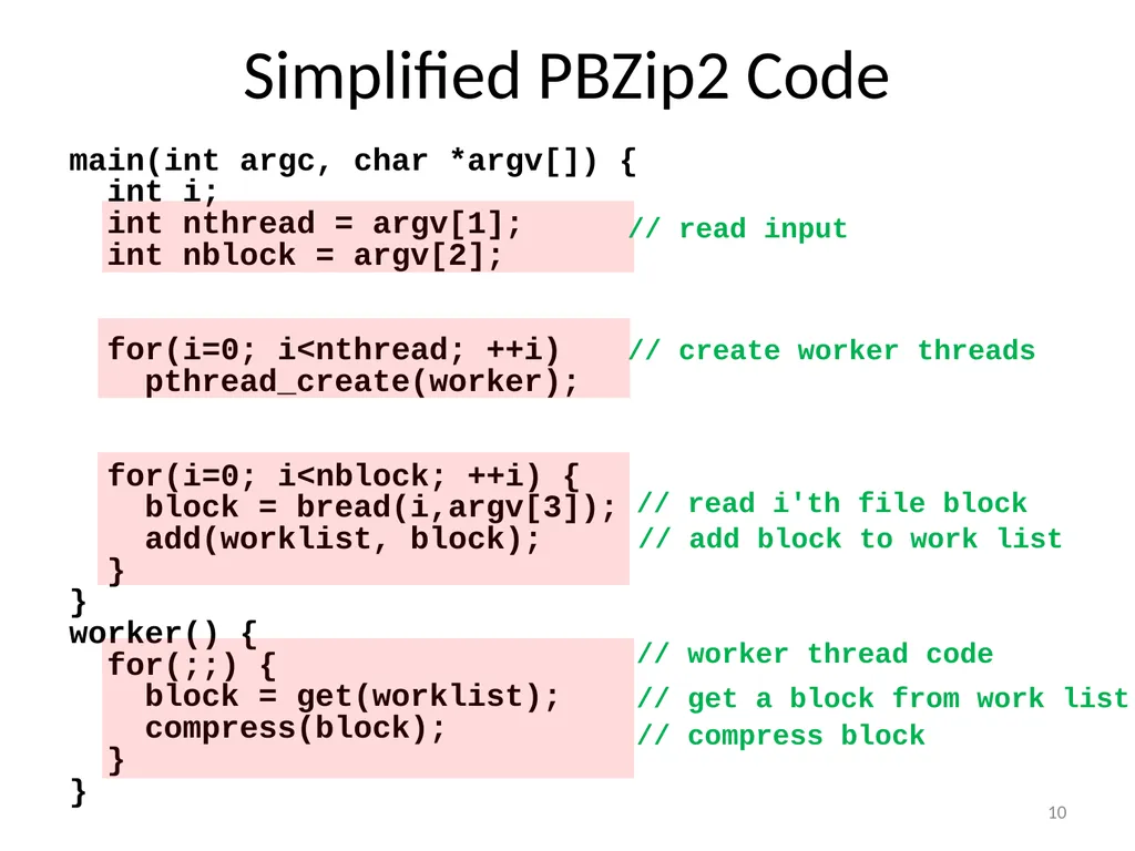 TERN: Stable Deterministic Multithreading through - slide 10 of 21