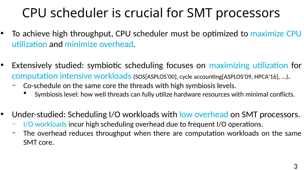 vSMT-IO: Improving I/O Performance and Efficiency - slide 3 of 31