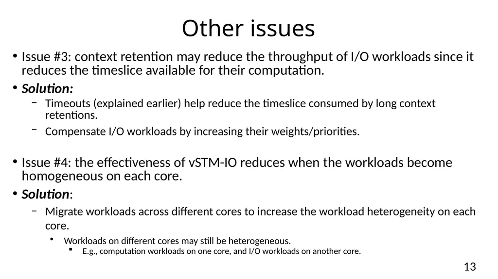 vSMT-IO: Improving I/O Performance and Efficiency - slide 13 of 31