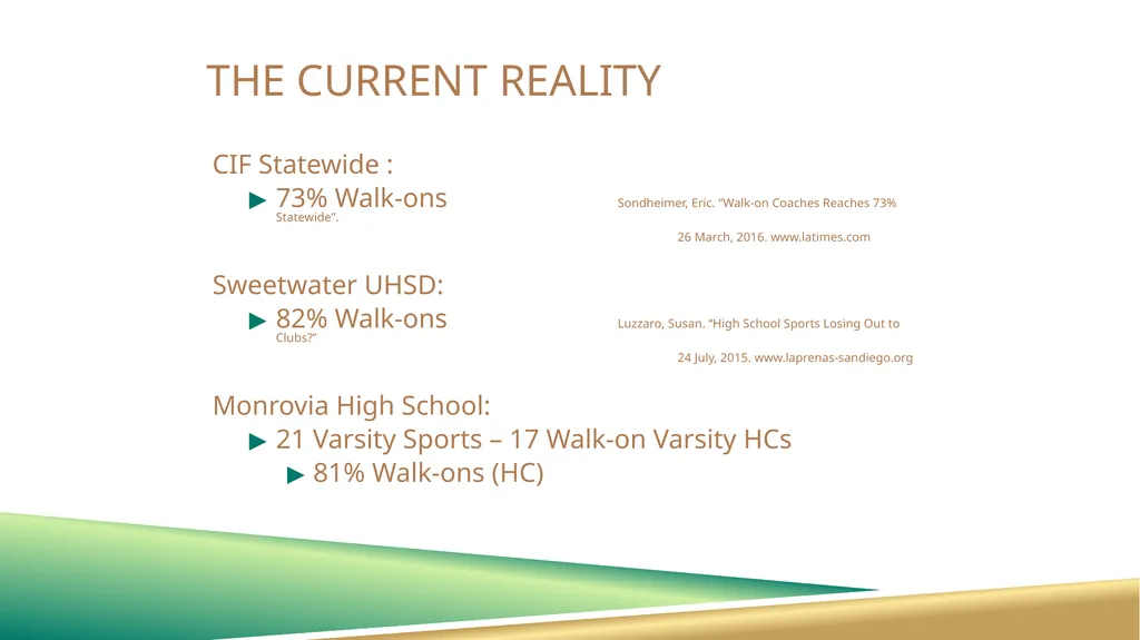 WALK-ON COACHES: CHALLENGES AND SOLUTIONS Randall - slide 5 of 27