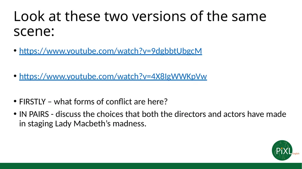 English Literature Stepping up from GCSE to A - slide 9 of 11