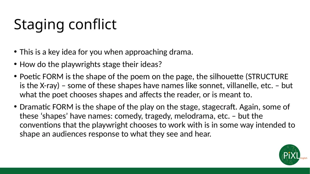 English Literature Stepping up from GCSE to A - slide 8 of 11
