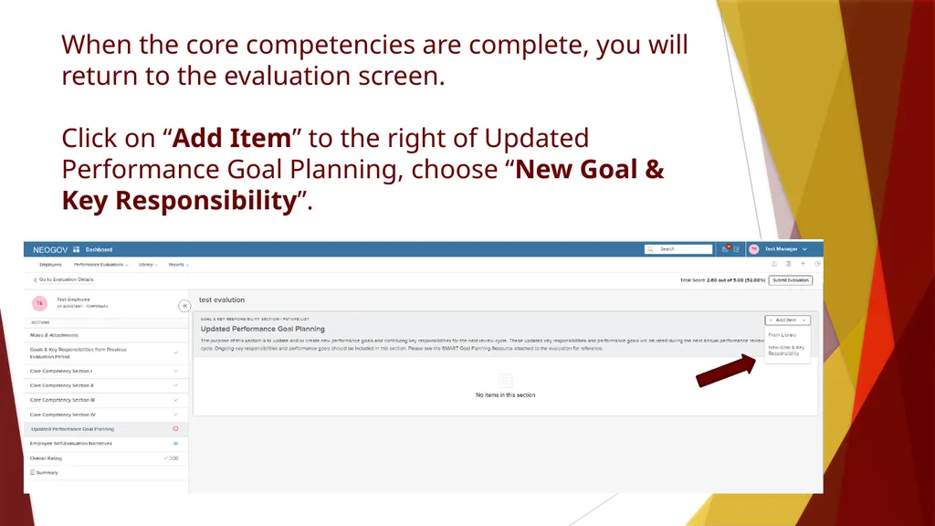 Neogov Perform Manager Training Perform is a - slide 19 of 28