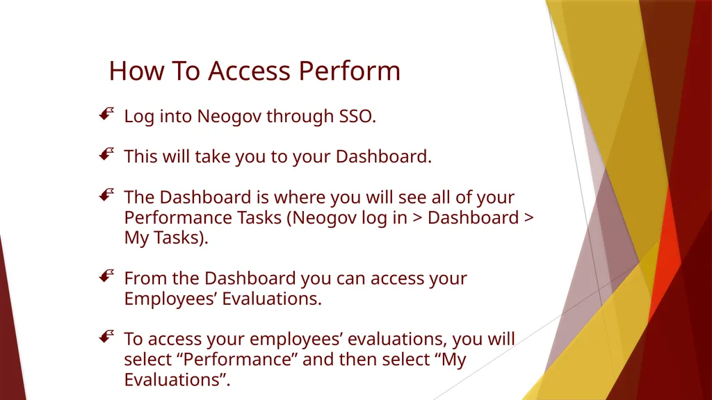Neogov Perform Employee Training Perform is a - slide 7 of 20