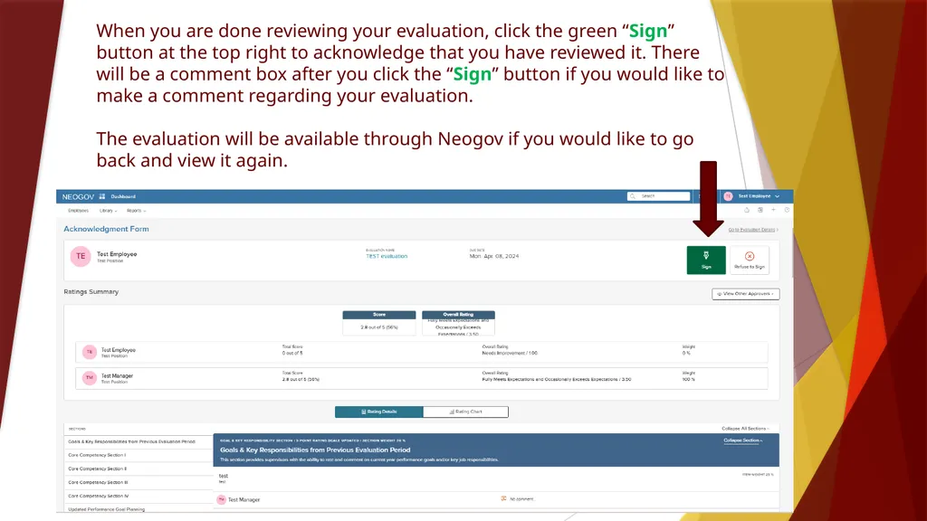 Neogov Perform Employee Training Perform is a - slide 16 of 20