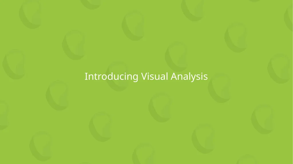 Visual Analysis Sample Agenda Slide 1 3 - slide 3 of 15